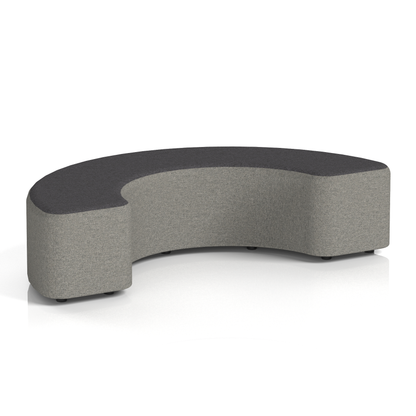 Harlestone Curved Stool in Two Tone