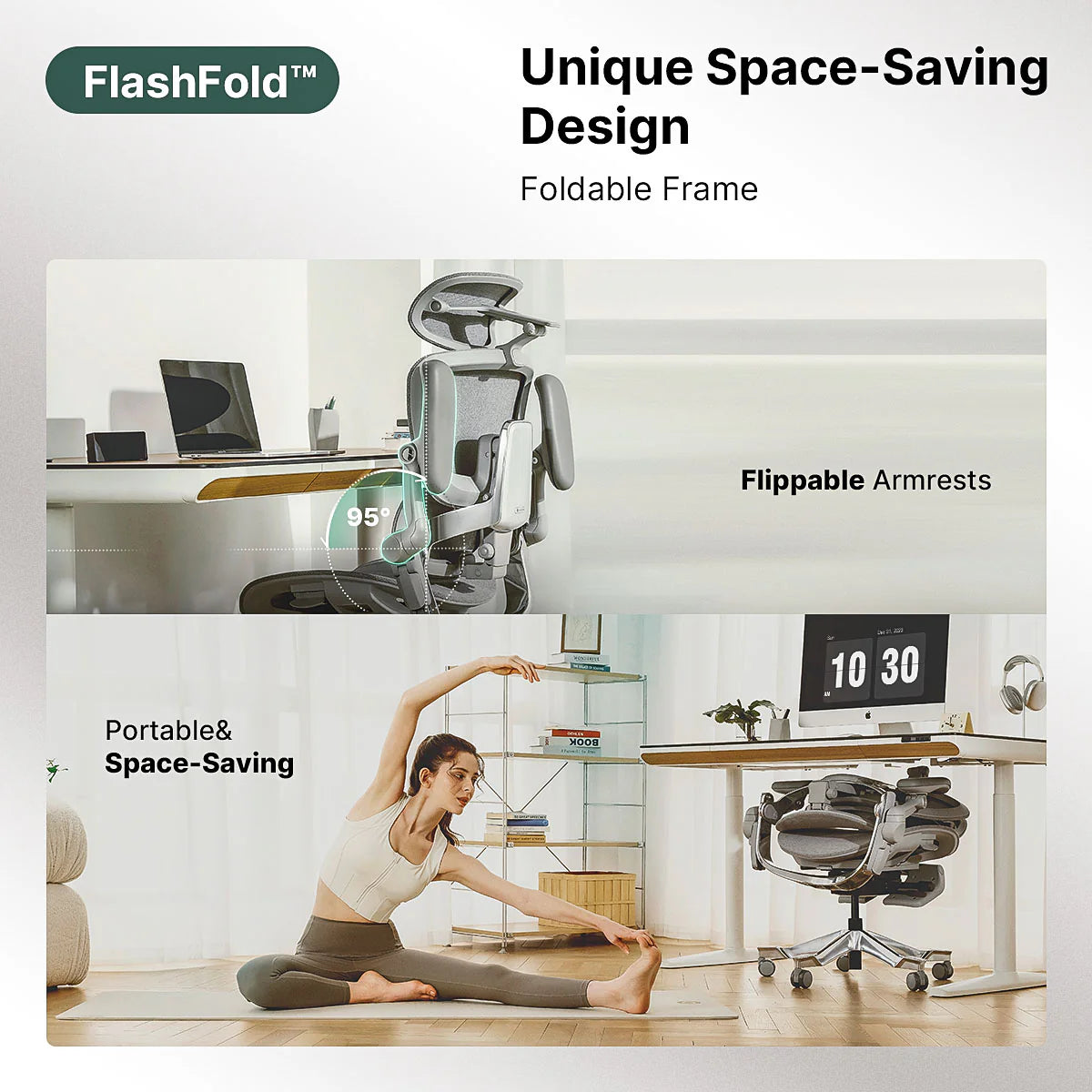 Hinomi H2 Pro Ergonomic Office Chair with Bi-Pivot Armrest