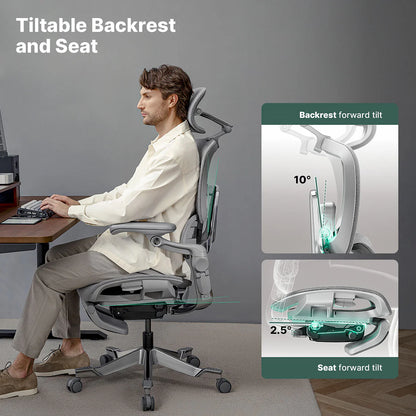 Hinomi H2 Pro Ergonomic Office Chair with Bi-Pivot Armrest