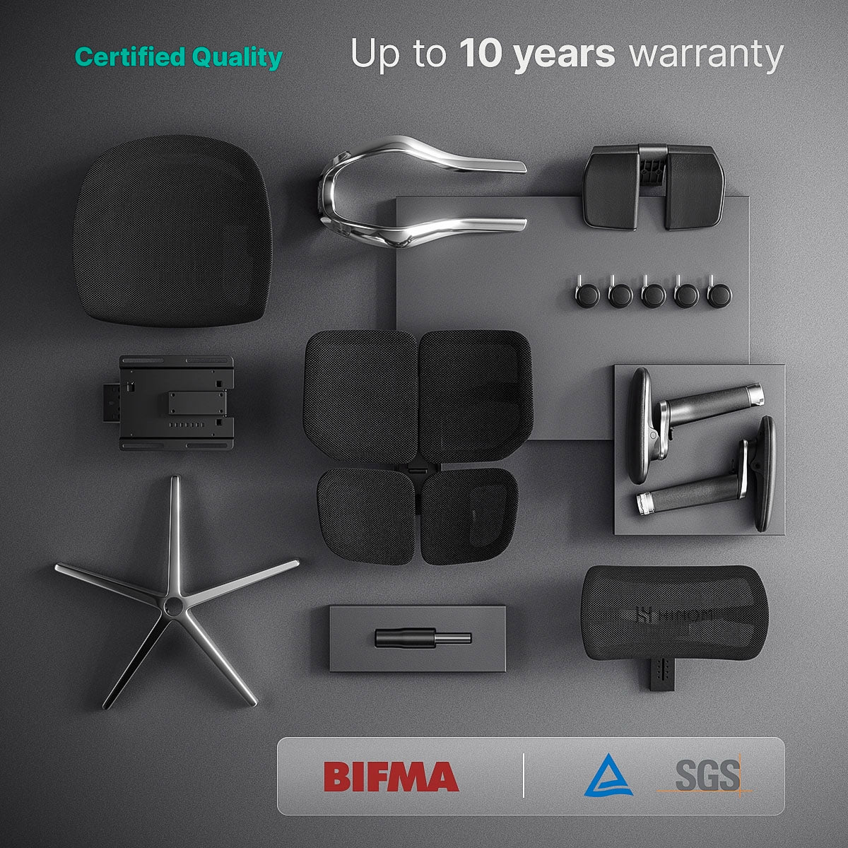 Hinomi X2 Pro Ergonomic Chair with Footrest for Home Office