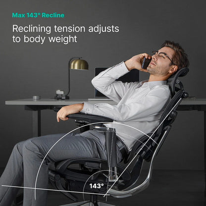 Hinomi X2 Pro Ergonomic Chair with Footrest for Home Office