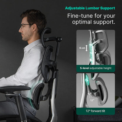 Hinomi X2 Pro Ergonomic Chair with Footrest for Home Office